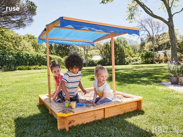 НОВ! Пясъчник с покривало и щанд за сладолед 118x118x118см, снимка 5 - Други - 53988190