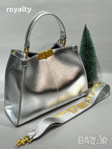 Fendi Нова Кожена Дамска Чанта Фенди Различни Цветове , снимка 14 - Чанти - 54649738