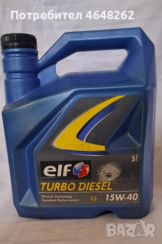 Моторно масло Elf Turbo Diesel 15W-40 5л