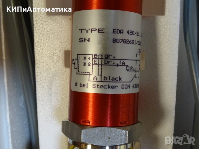 сензор за налягане HAENNI EAD 420/311.215/A56 pressure transducer 0-100mmHg, снимка 3 - Резервни части за машини - 54508510
