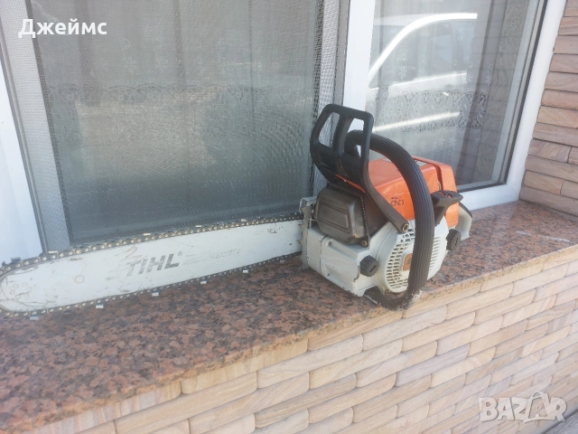 Резачка STIHL 034AV super electronic quickstop , снимка 4 - Градинска техника - 54105141