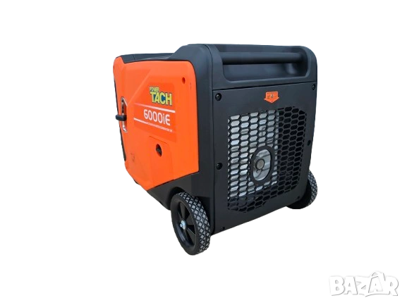 5 kW Инверторен генератор ток агрегат за ток TACH 6000iE (бензин/газ), снимка 7 - Генератори - 54385678