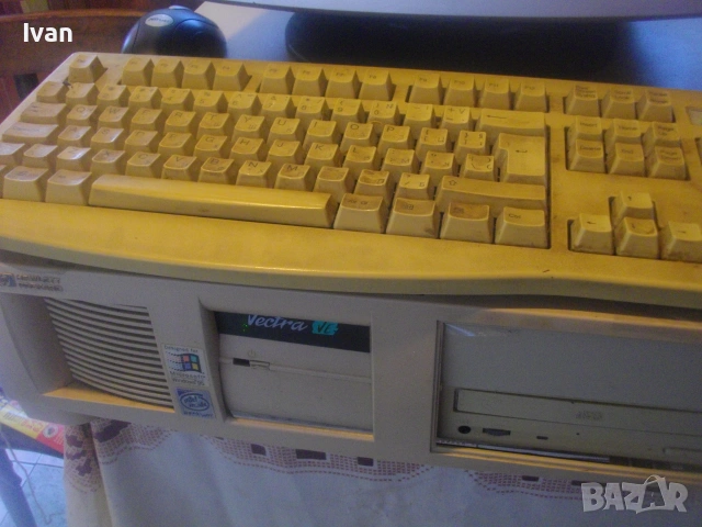 HP VECTRA VE Intel Pentium 200 MMX Серия 4 АНТИКА РЕТРО НАСТОЛЕН КОМПЮТЪР ОТ 90-те ГОДИНИ ОТЛИЧЕН, снимка 3 - За дома - 55285584