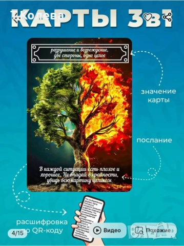 Метафорични карти Нишки на съдбата , снимка 4 - Езотерика - 54655953