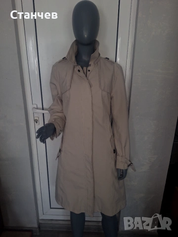 Дамски еластичен тренчкот Days Like This, светъл бежов/сив, размер 40 (M/L)Като нов