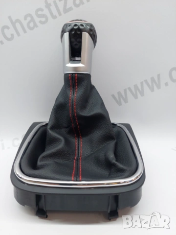 Топка с кожа скоростен лост VW GOLF 5/6   , снимка 2 - Части - 53986756