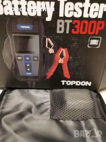 TOPDON BT300P професионален тестер за акумулатори 12V с принтер , снимка 4 - Аксесоари и консумативи - 54405959