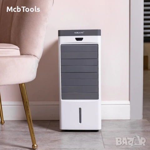 Мобилен въздушен охладител 5 литра SOKANY, снимка 2 - Климатици - 54130382