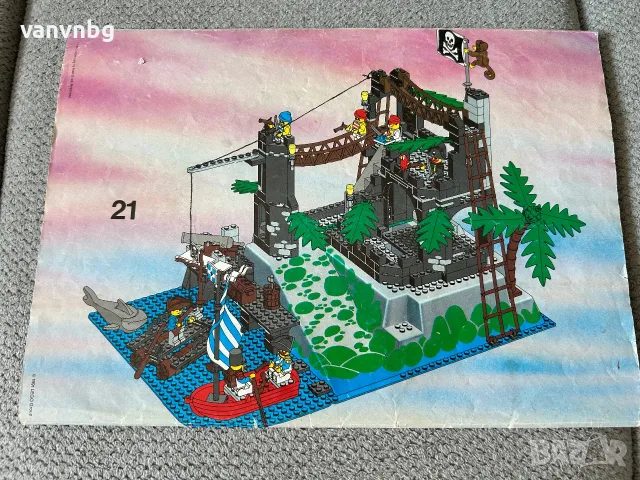 Lego Pirates 6273 Rock Island Refuge, снимка 13 - Конструктори - 55593849