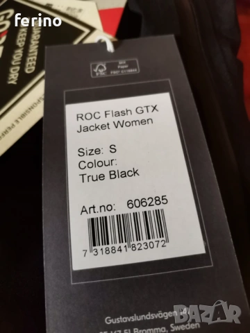 HAGLOFS Roc Flash Goretex 3L Дамско яке, висок клас , снимка 11 - Якета - 54492935
