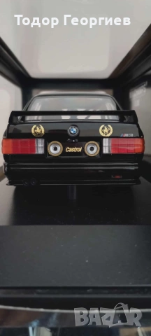 BMW E30 M3 1987 Minichamps 1:18, снимка 3 - Други ценни предмети - 54453581