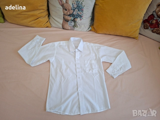 Ученическа униформа Бяла риза, р.128