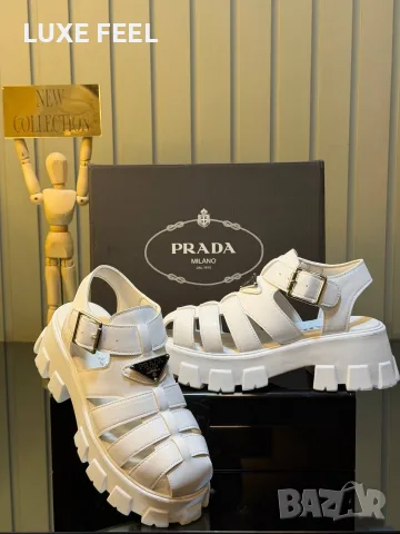 PRADA ⚜️Дамски Сандали , снимка 4 - Сандали - 55403816