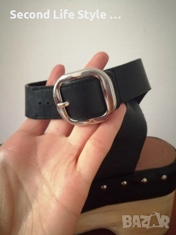 № 37 Zara сандали сабо естествена кожа лимитирана серия , снимка 14 - Сандали - 55245308