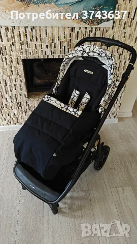 Детска количка Peg Perego Veloce Graphic Gold 3 в 1, снимка 7 - Детски колички - 55687745