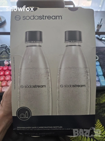 Комплект от 2 бутилки за Boдa, Sodastream, Tritan, 1 л, прозрачни