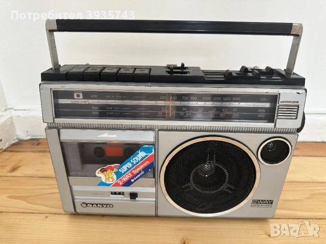 Sanyo vintage касетофон Japan 