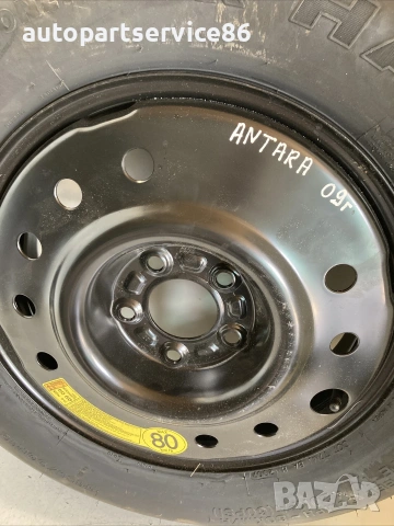 Резервна гума за Vauxhall Antara 2.0 CDTi (2009) 4TX16 T155/90R16, снимка 3 - Части - 55007741