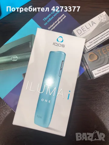 Продавам чисто нов Iqos iluma i + Delia classic silver и Terea silver.