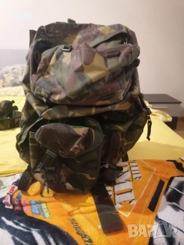 Военна раница 60л DPM Camo с MOLLE система – Армия на Нидерландия и система за насене на товари
