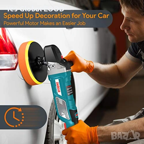 Полираща машина ENEACRO 1500W 6 скорости, снимка 6 - Други машини и части - 54299667