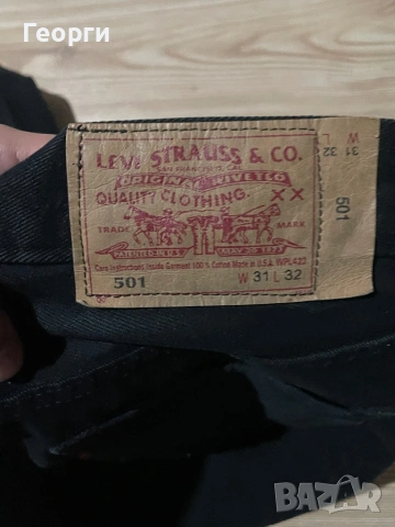 Мъжки дънки Levi Strauss 501, снимка 3 - Дънки - 54662252