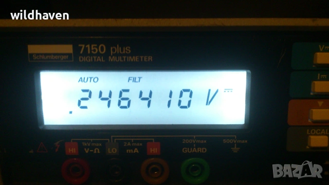 SOLARTRON SCHLUMBERGER 7150 PLUS 6 1/2 DIGIT Мултиметър, снимка 4 - Друга електроника - 55136120