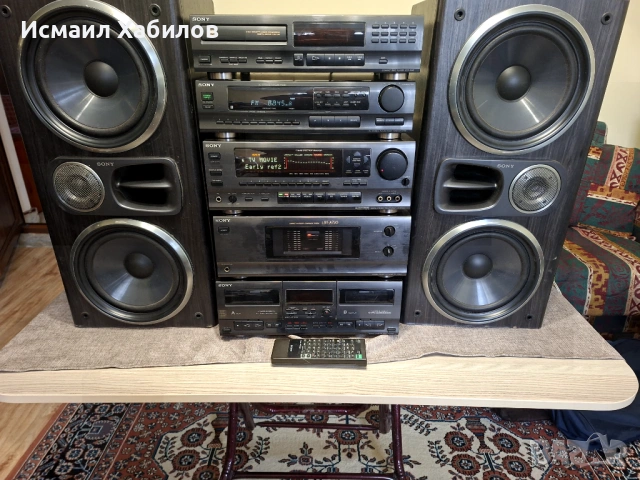 Sony LBT A790 мощна аудио система едни от най хубавите ретро уредби за ценители, снимка 4 - Аудиосистеми - 54159211