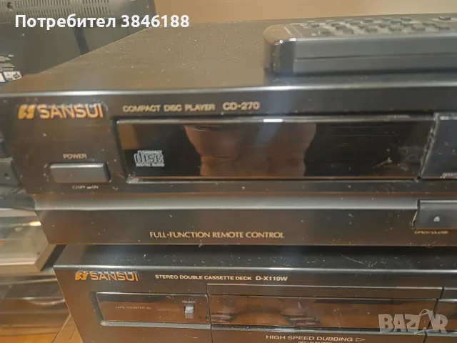 Sansui AU-X117,CD-270 ,Sansui D-X119W,RS-S 101, снимка 6 - Аудиосистеми - 55601741