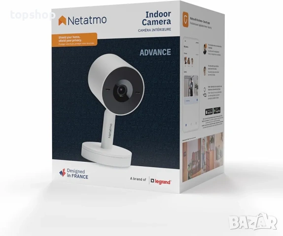 Чисто нова запечатана смарт камера Netatmo Advance Smart Indoor Camera 2K HDR Лицево разпознаване..., снимка 2 - IP камери - 55270698