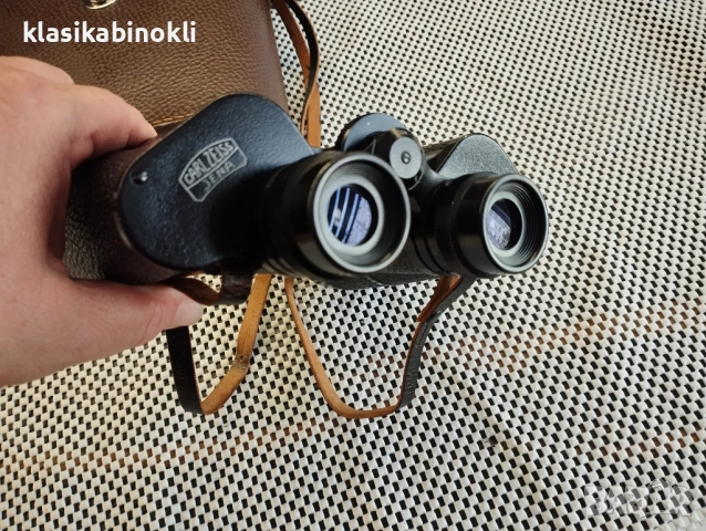 ТОП Немски Бинокъл Carl Zeiss Jena-JENOPTEM-7х50W--ГДР, снимка 3 - Екипировка - 54779529