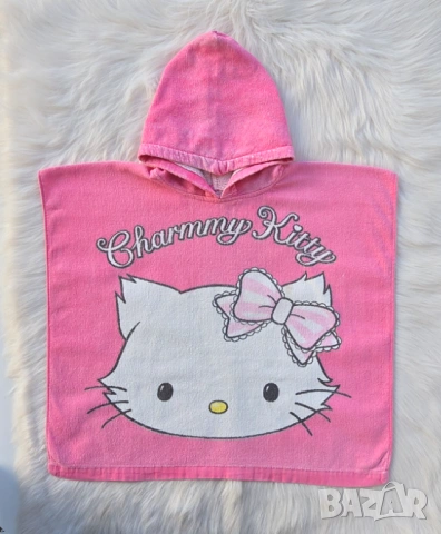 Детско пончо за плаж Hello Kitty и бански 2-3 години, снимка 9 - За банята - 54076570