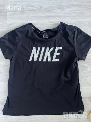 Nike Dri-FIT Running Черна спортна тениска M
