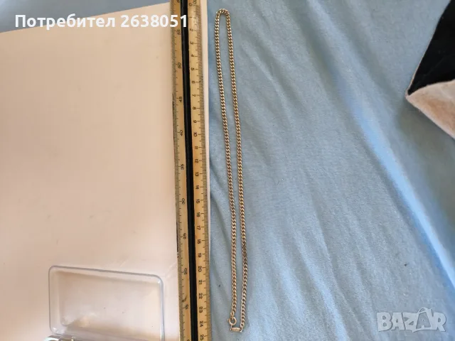 Сребърен синджир , снимка 2 - Колиета, медальони, синджири - 55494805