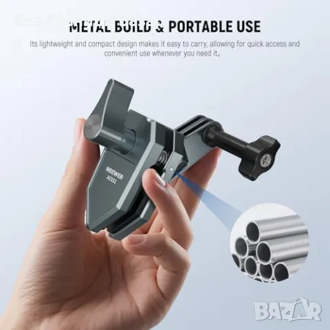 Нова Алуминиева стойка за камера за мотоциклет GoPro Hero DJI Action Insta360, снимка 6 - Чанти, стативи, аксесоари - 55450737