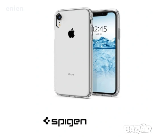 Кейс SPIGEN - Калъф за iPhone XR с течни кристали, кристално прозрачен (064CS24866) / Оригинал /