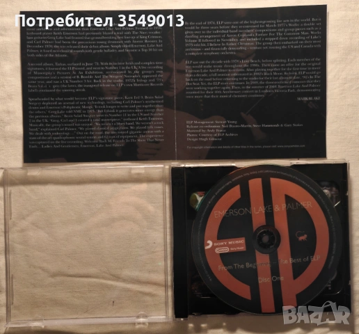 CD / ЦД компакт диск - Emerson, Lake & Palmer - 2011 - From The Beginning - The Best Of ELP [2 CD] д, снимка 4 - CD дискове - 54483341
