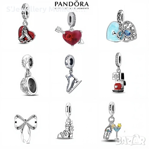 Сребърен талисман Пандора 925 Pandora Bow, снимка 2 - Гривни - 53602151