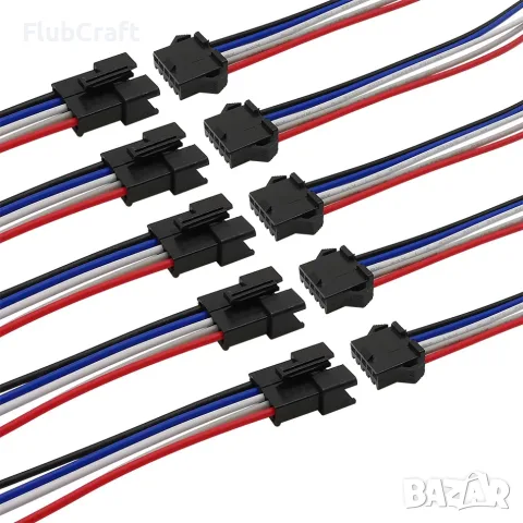 5 Pin JST SM Проводник Конектор