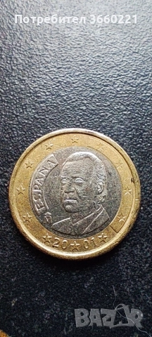 1 евро испания 2001