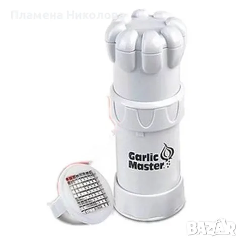 Страхотна преса GARLIC M A S T E R за чесън на кубчета, снимка 2 - Други - 55458853