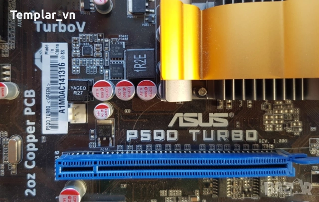 Asus P5QD TURBO socket 775 , снимка 3 - Дънни платки - 36596531