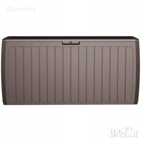 Градинска кутия за съхранение 290L с колела, дръжки и място за катинар – за тераса, балкон и двор, снимка 6 - Други стоки за дома - 54767473