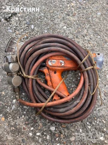 Професионална газова горелка пропан с маркуч и редуцир вентил, снимка 4 - Други инструменти - 54057621