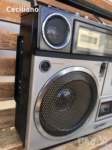 SANYO M9990K-(Japan)-работещ радиокасетофон., снимка 5 - Радиокасетофони, транзистори - 54081736