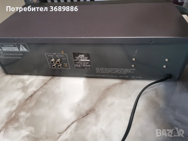 JVC TD-W20 – Двоен стерео касетофон (Double Cassette Deck) – Dolby B/C, снимка 2 - Тонколони - 54087521