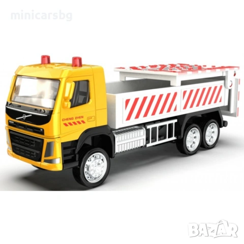Метален камион Volvo FM 1:72 магистрална сервизна служба със знаци