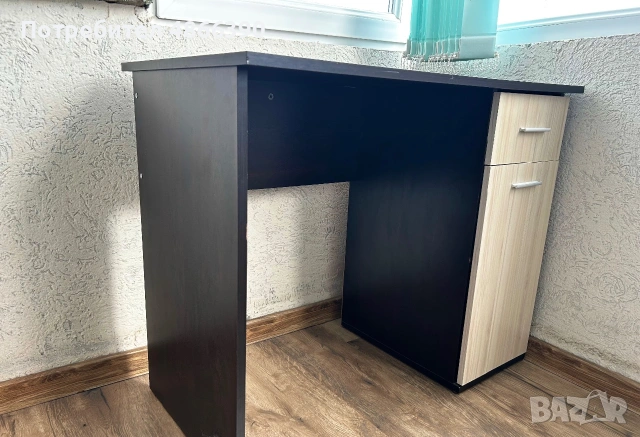 Бюро с шкаф и чекмедже, снимка 3 - Бюра - 55037705