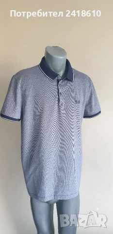 Hugo Boss Mercerised Pique Pima Cotton Regular Fit Mens Size L - XL НОВО! ОРИГИНАЛНА Тениска!, снимка 7 - Тениски - 54767572