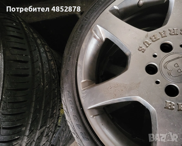 Джанти 18 BRABUS, снимка 3 - Гуми и джанти - 54854352